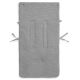 Jollein - Polarowa torba na fotelik samochodowy BASIC KNIT 42x82 cm Stone Grey