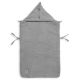 Jollein - Polarowa torba na fotelik samochodowy BASIC KNIT 42x82 cm Stone Grey