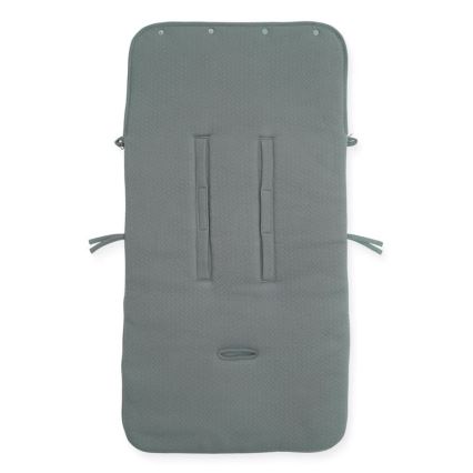 Jollein - Polarowa torba na fotelik samochodowy BRICK VELVET 42x82 cm Velvet Storm Grey