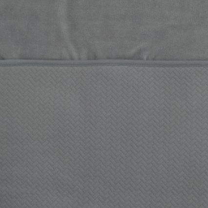 Jollein - Polarowa torba na fotelik samochodowy BRICK VELVET 42x82 cm Velvet Storm Grey