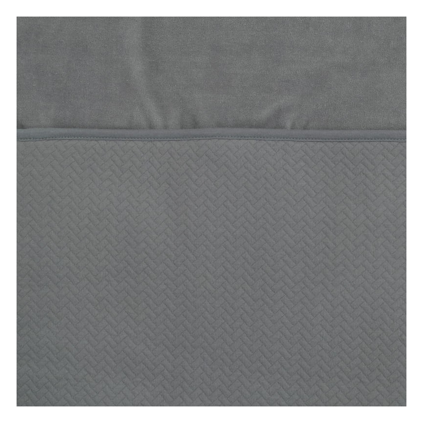 Jollein - Polarowa torba na fotelik samochodowy BRICK VELVET 42x82 cm Velvet Storm Grey