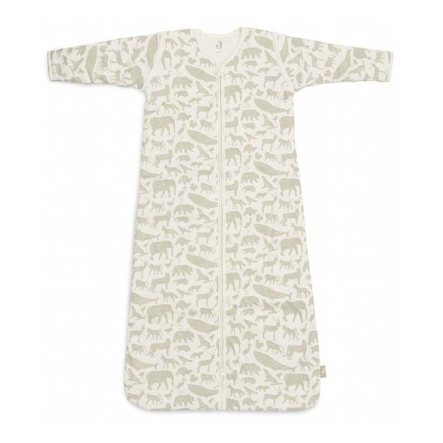 Jollein - Śpiwór 2w1 3-9 miesięcy 3 TOG Animals Olive Green