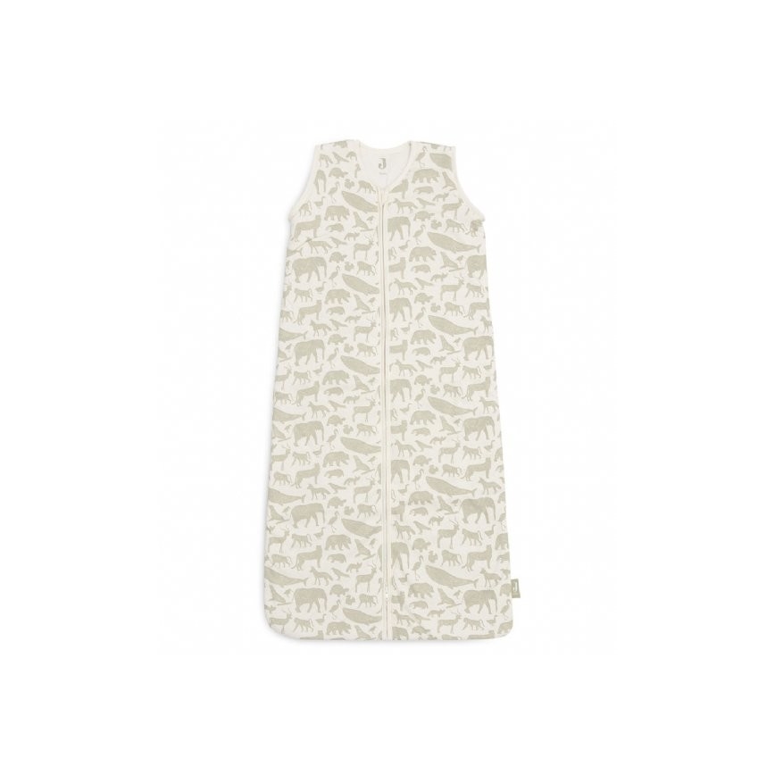 Jollein - Śpiwór 2w1 3-9 miesięcy 3 TOG Animals Olive Green