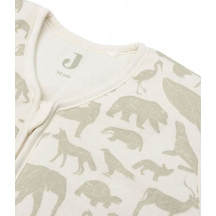 Jollein - Śpiwór 2w1 3-9 miesięcy 3 TOG Animals Olive Green