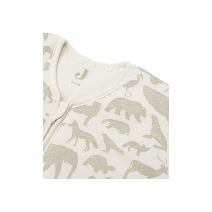Jollein - Śpiwór 2w1 3-9 miesięcy 3 TOG Animals Olive Green