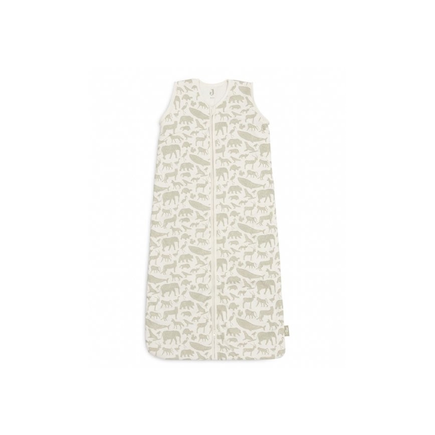 Jollein - Śpiwór 2w1 6-18 miesięcy 3 TOG Animals Olive Green
