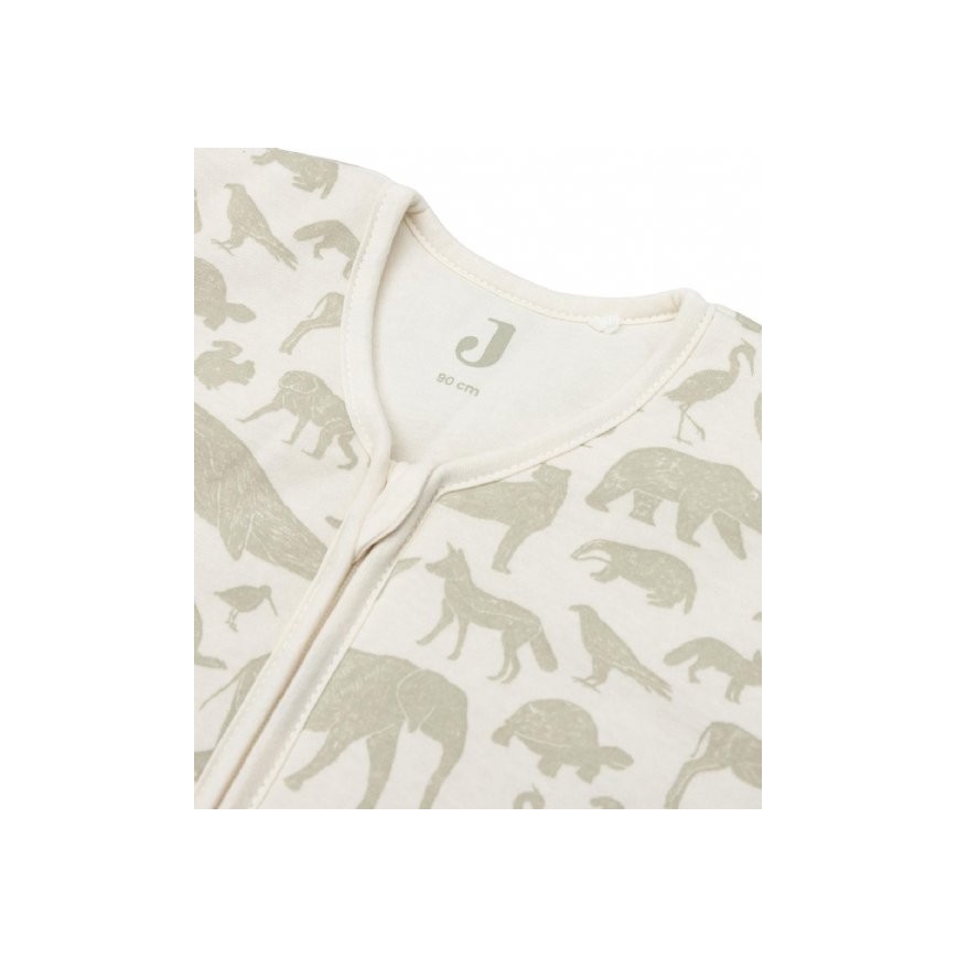 Jollein - Śpiwór 2w1 6-18 miesięcy 3 TOG Animals Olive Green