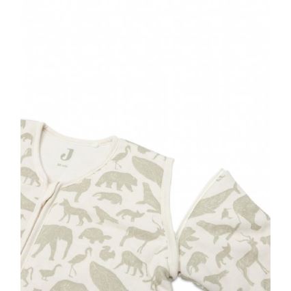 Jollein - Śpiwór 2w1 6-18 miesięcy 3 TOG Animals Olive Green