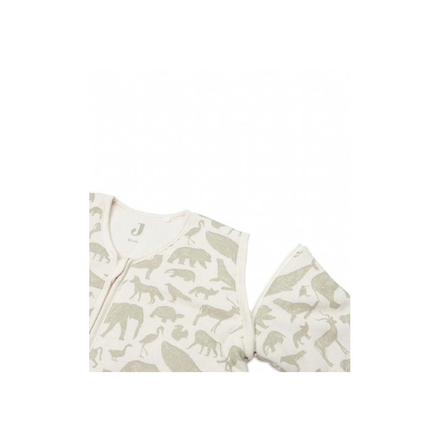 Jollein - Śpiwór 2w1 6-18 miesięcy 3 TOG Animals Olive Green