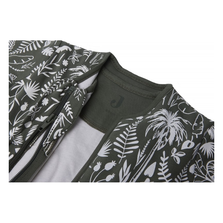 Jollein - Śpiwór 2w1 6-18 miesięcy 3 TOG Botanical Leaf Green
