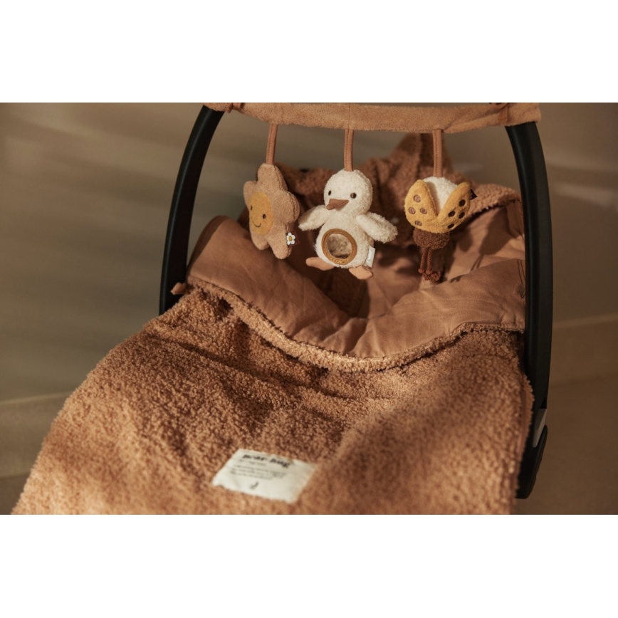 Jollein - Torba na fotelik samochodowy BOUCLE 42x82 cm Boucle Biscuit