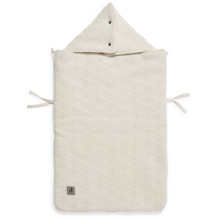 Jollein - Torba na fotelik samochodowy RIVER KNIT 42x82 cm kremowa biele