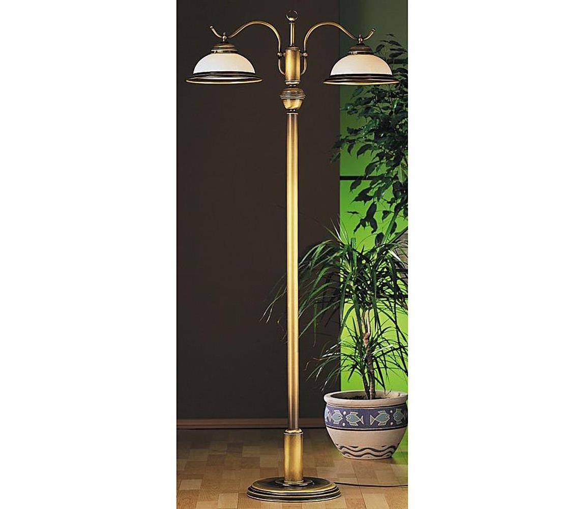 Jupiter 10 - OP2 - Lampa podłogowa OPÁL 2xE27/60W/230V