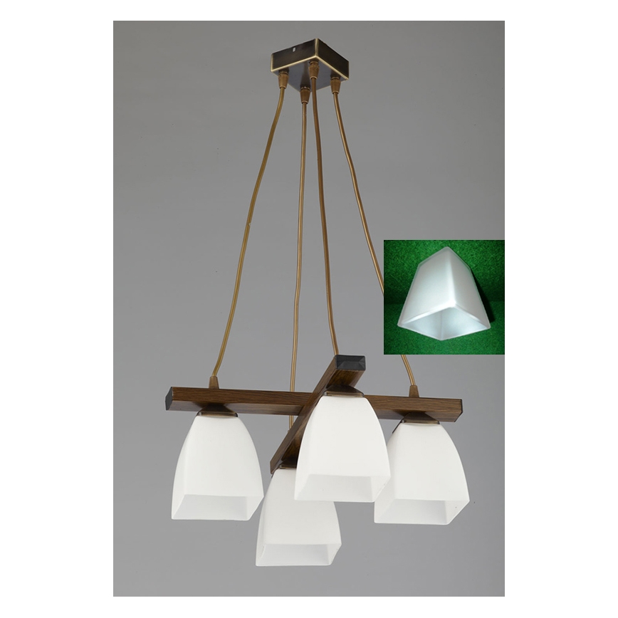 Jupiter 1109 - AB4 - Lampa wisząca ALBA 4xE27/60W/230V