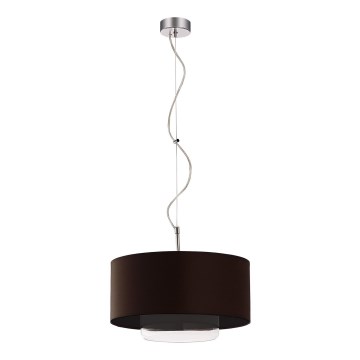 JUPITER 1118-AV1 - Lampa wisząca AVEO 1xE27/60W szkło białe wenge