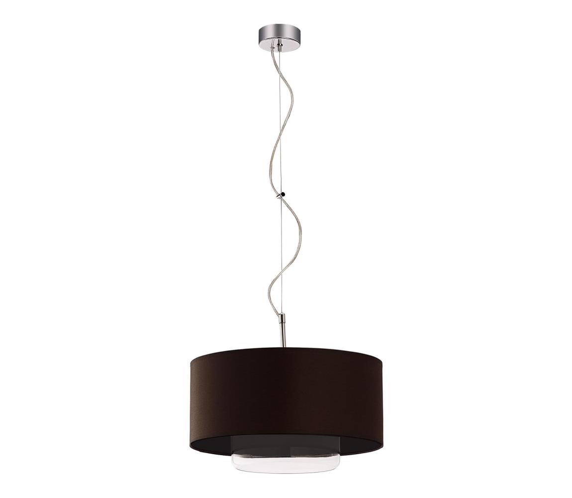 JUPITER 1118-AV1 - Lampa wisząca AVEO 1xE27/60W szkło białe wenge