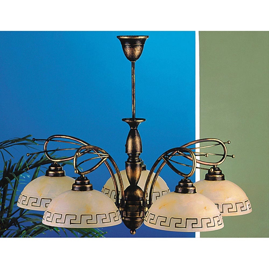 Jupiter 125 AT-5 - Lampa wisząca ATENA 5xE27/60W/230V