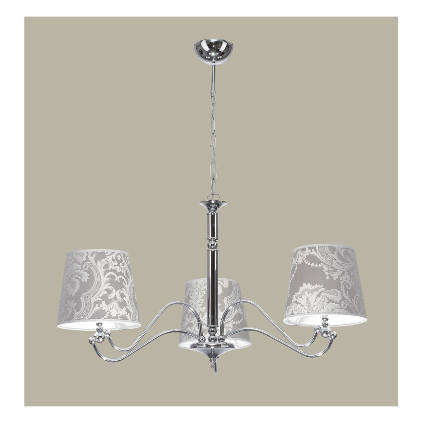 JUPITER 1288-VS3 - Lampa wisząca VENUS 3xE27/60W