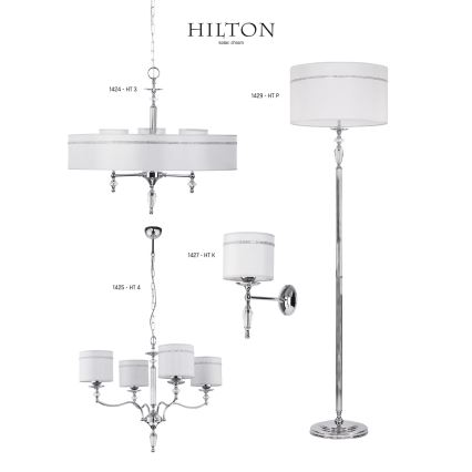 Jupiter 1429 - Lampa podłogowa HILTON 1xE27/60W/230V