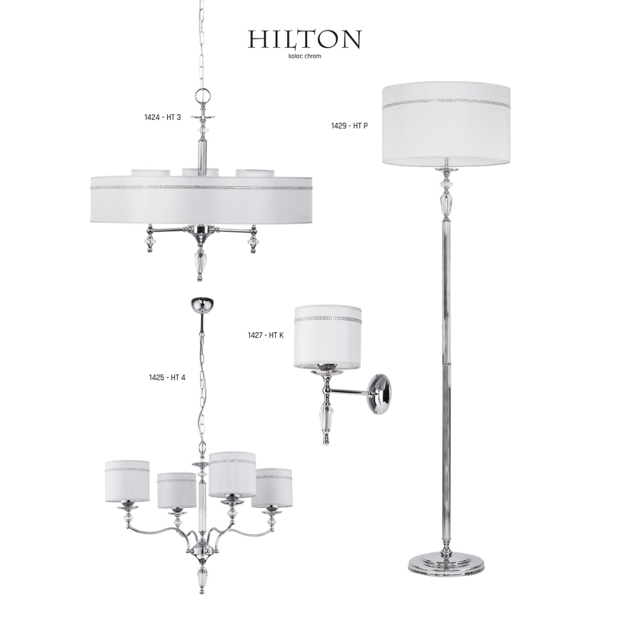 Jupiter 1429 - Lampa podłogowa HILTON 1xE27/60W/230V