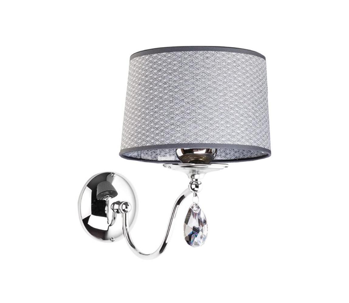 Jupiter 1607 - EG K CH - Kinkiet EGIDA 1xE27/60W/230V szary