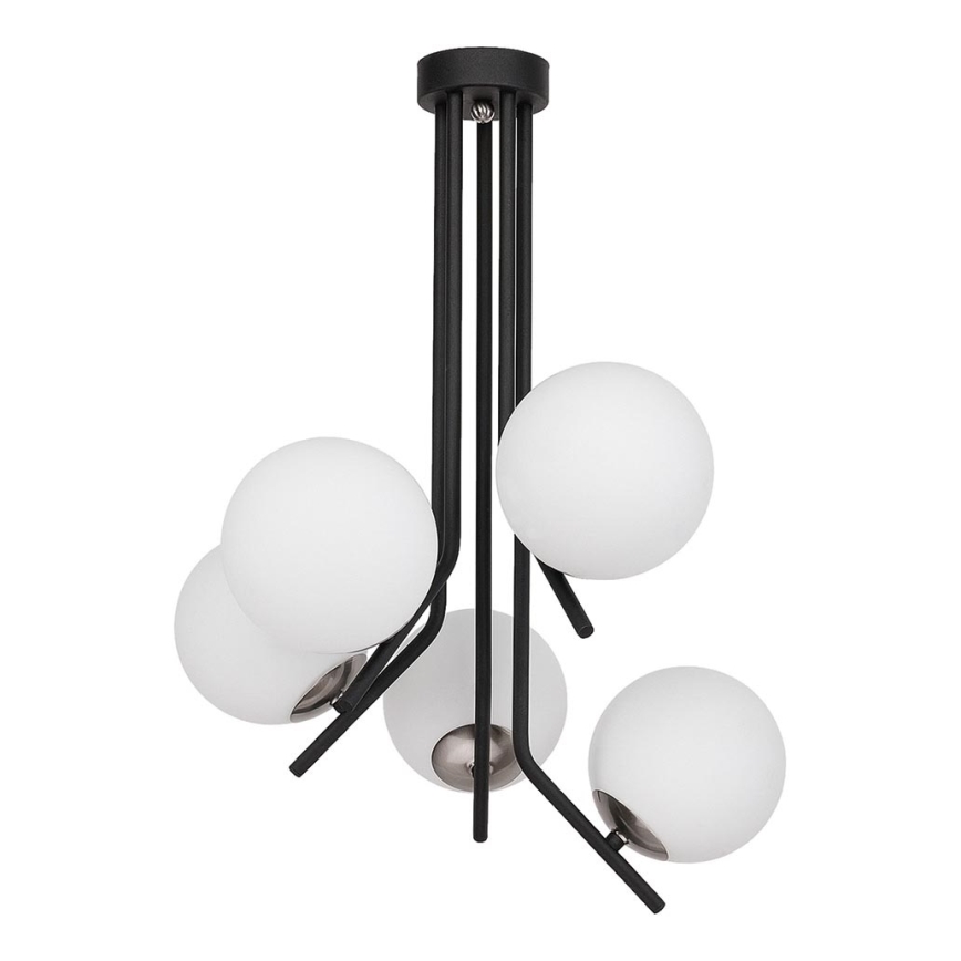 Jupiter 1737 - Żyrandol na drążku TIM 5xE14/40W/230V chrom błyszczący