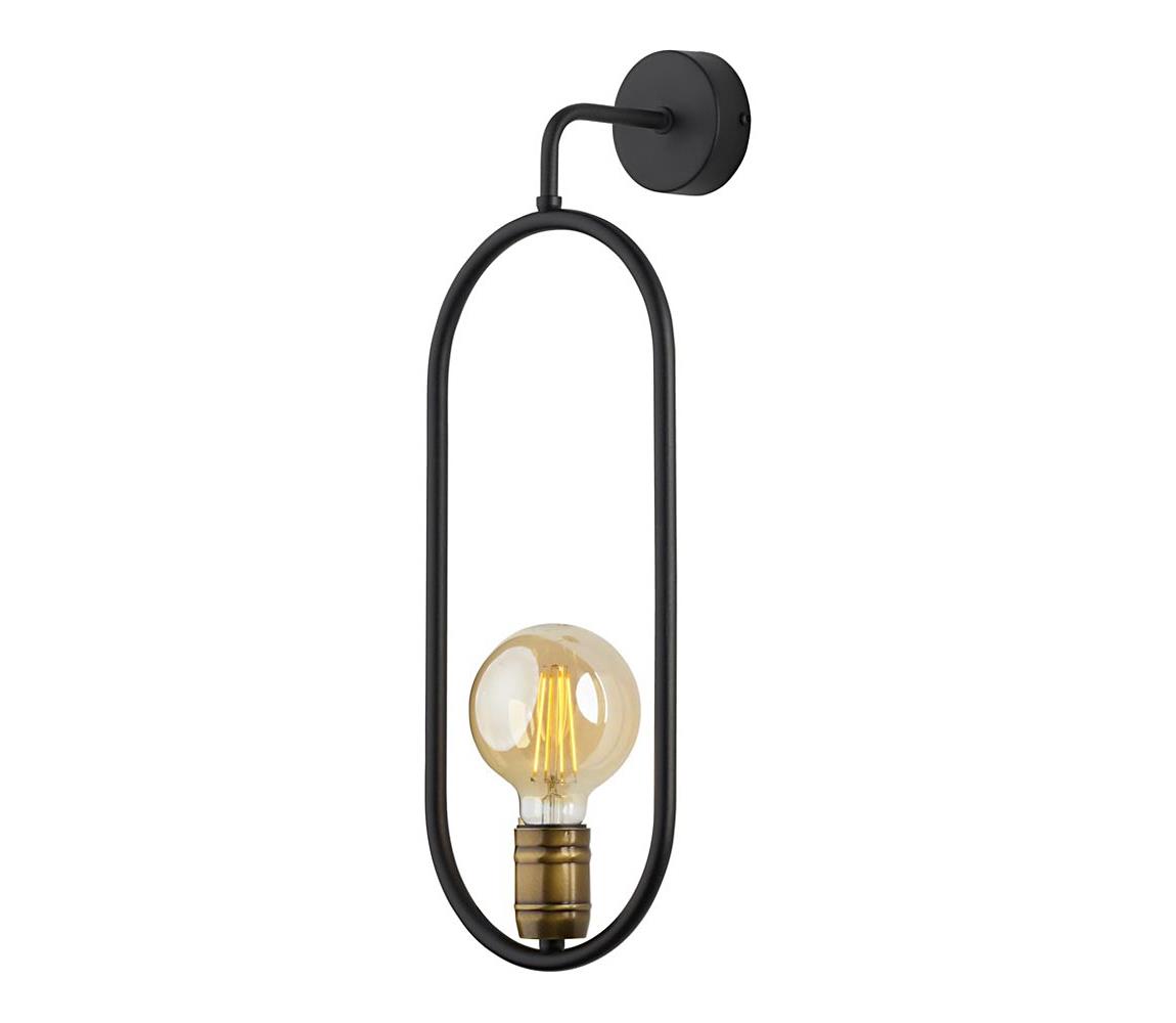 Jupiter 1820 - PIKE27 - Kinkiet PONTI 1xE14/40W/230V czarny