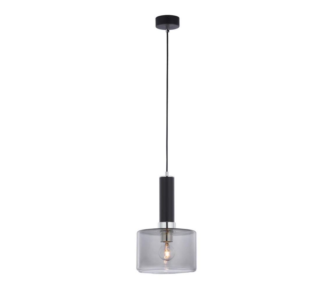 Jupiter 1858 - VA1 - Żyrandol na lince VANES 1xE27/60W/230V srebrny/czarny