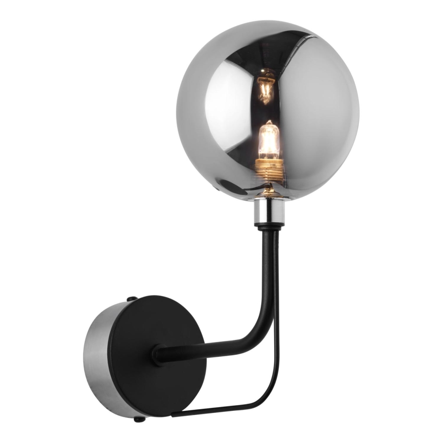 Jupiter 1889 - Kinkiet ERIS 1xG9/14W/230V matowy chrom/czarny/przydymiony szary