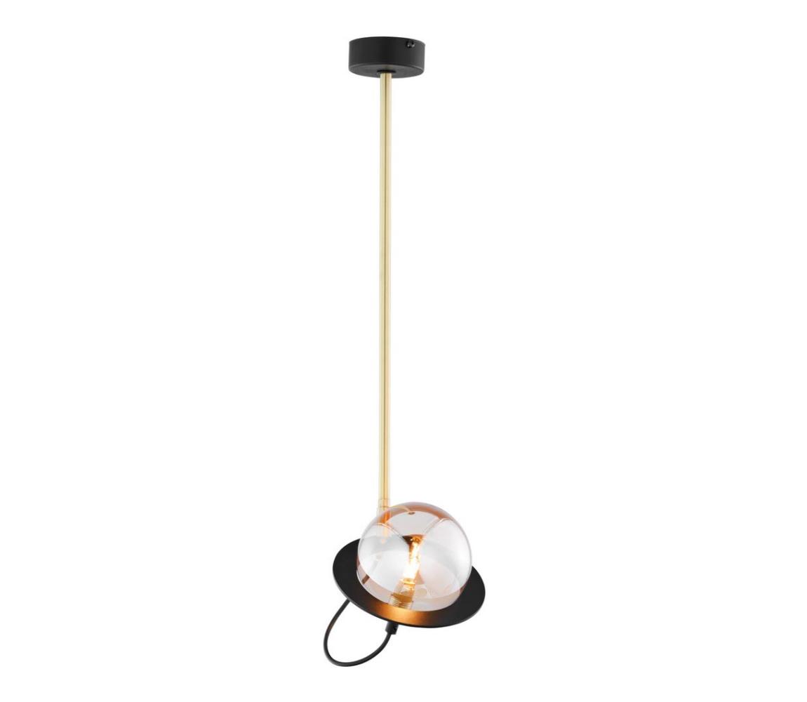 Jupiter 1890 - Żyrandol na drążku PLANET 1xG9/10W/230V złoty