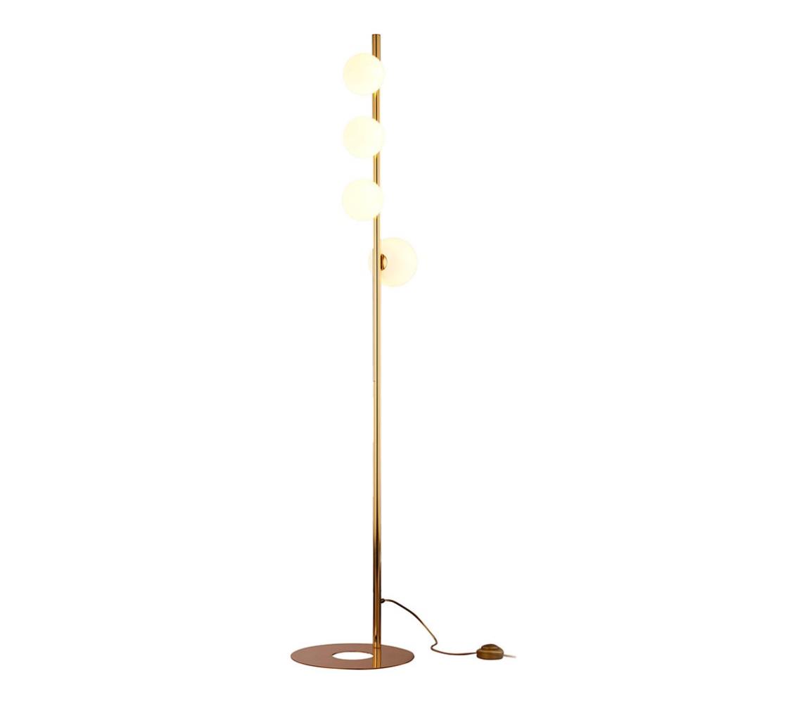 Jupiter 1924 - Lampa podłogowa TAIDA 4xG9/40W/230V mosiądz
