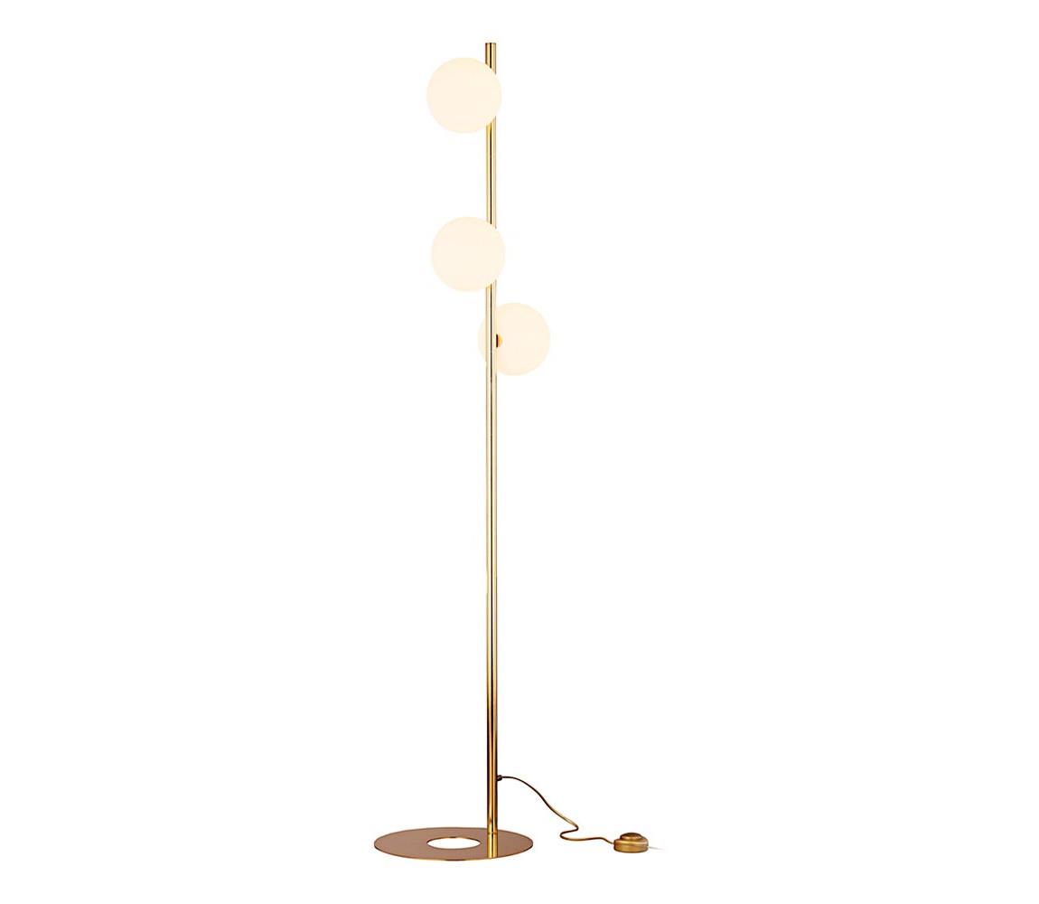 Jupiter 1934 - Lampa podłogowa FEME 3xG9/40W/230V mosiądz