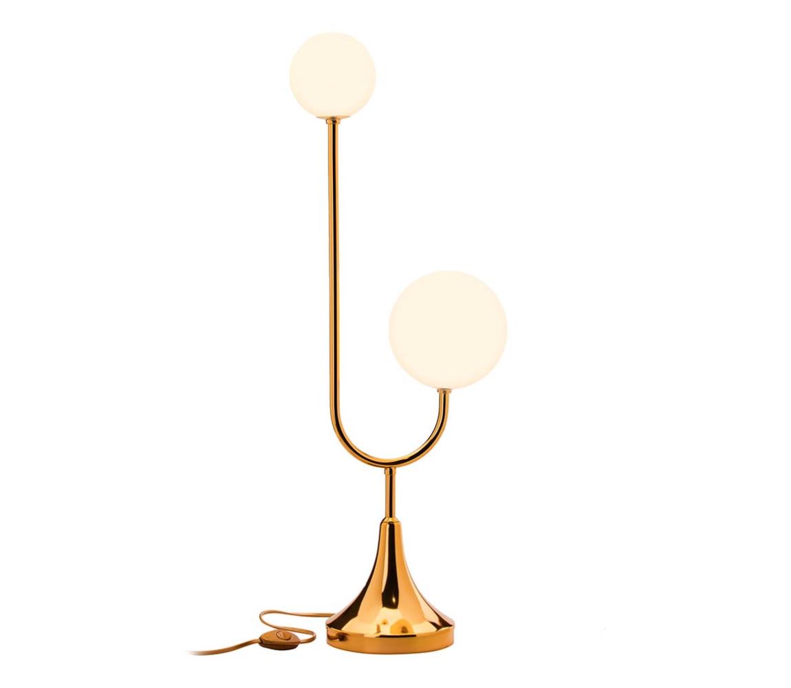 Jupiter 1944 - Lampa stołowa SELEN 2xG9/40W/230V mosiądz