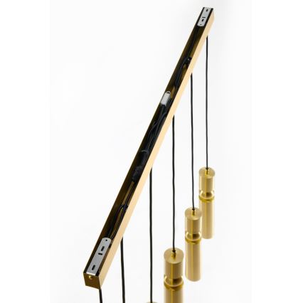 Jupiter 2011 - Żyrandol na lince ALAS 6xGU10/10W/230V złoty