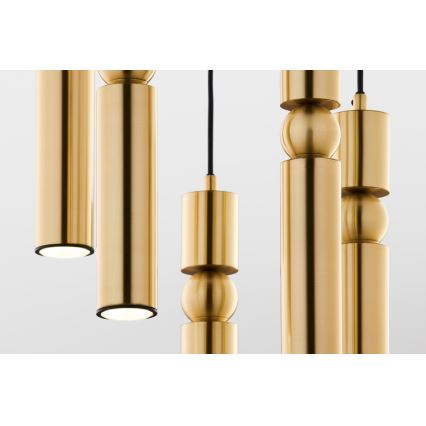 Jupiter 2020 - Żyrandol na lince ALAS 5xGU10/10W/230V złoty