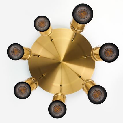 Jupiter 2021 - Żyrandol na lince ALAS 7xGU10/10W/230V złoty