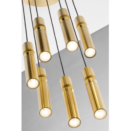 Jupiter 2021 - Żyrandol na lince ALAS 7xGU10/10W/230V złoty