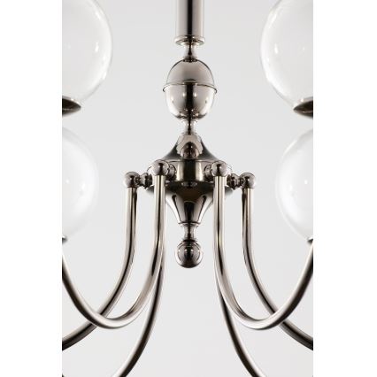 Jupiter 2022 - Żyrandol na łańcuchu BRILLANTE 6xG9/10W/230V chrom błyszczący
