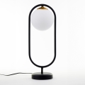 Jupiter 2044 - Lampa stołowa IGON 1xE14/40W/230V czarna