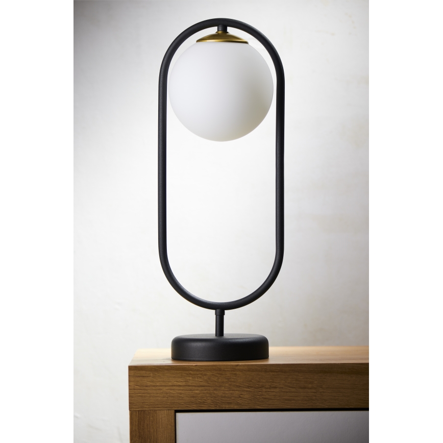 Jupiter 2044 - Lampa stołowa IGON 1xE14/40W/230V czarna