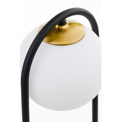 Jupiter 2044 - Lampa stołowa IGON 1xE14/40W/230V czarna