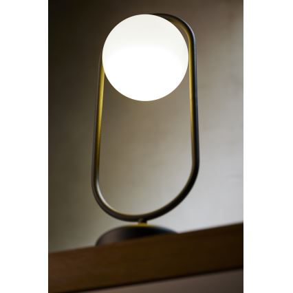 Jupiter 2044 - Lampa stołowa IGON 1xE14/40W/230V czarna