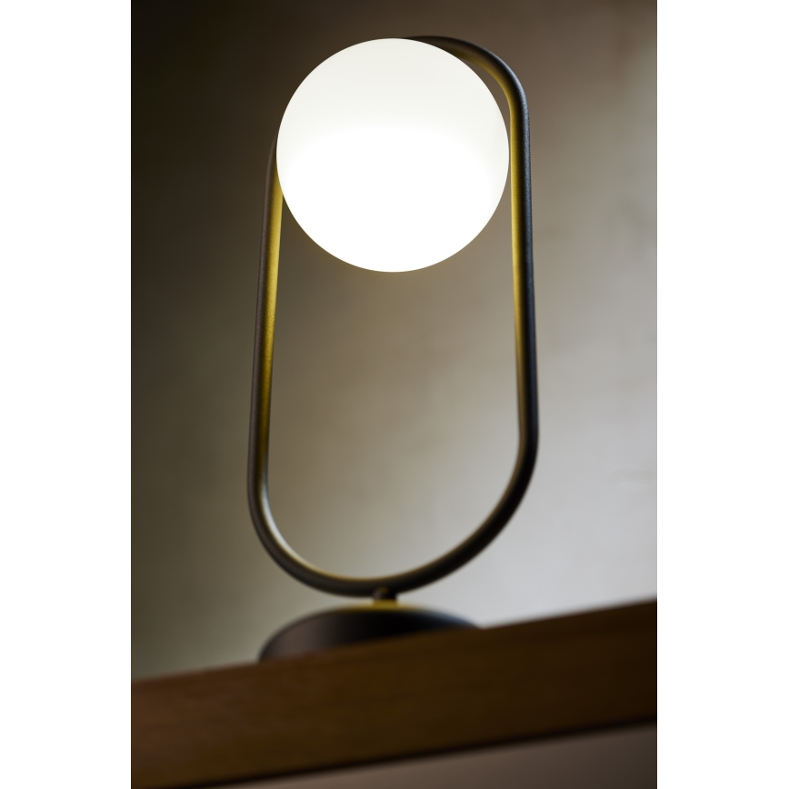 Jupiter 2044 - Lampa stołowa IGON 1xE14/40W/230V czarna
