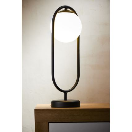 Jupiter 2044 - Lampa stołowa IGON 1xE14/40W/230V czarna