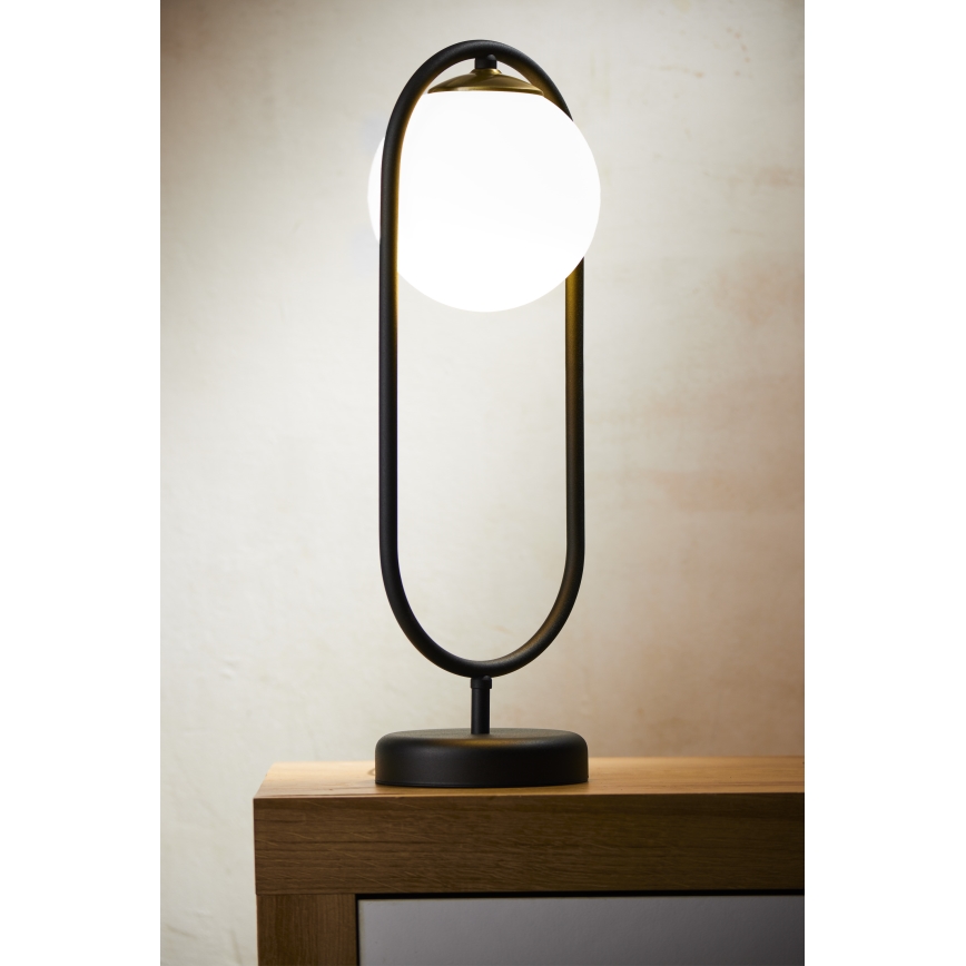 Jupiter 2044 - Lampa stołowa IGON 1xE14/40W/230V czarna