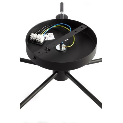 Jupiter 2049 - Przysufitowy żyrandol PRATO 5xG9/14W/230V czarny/biały