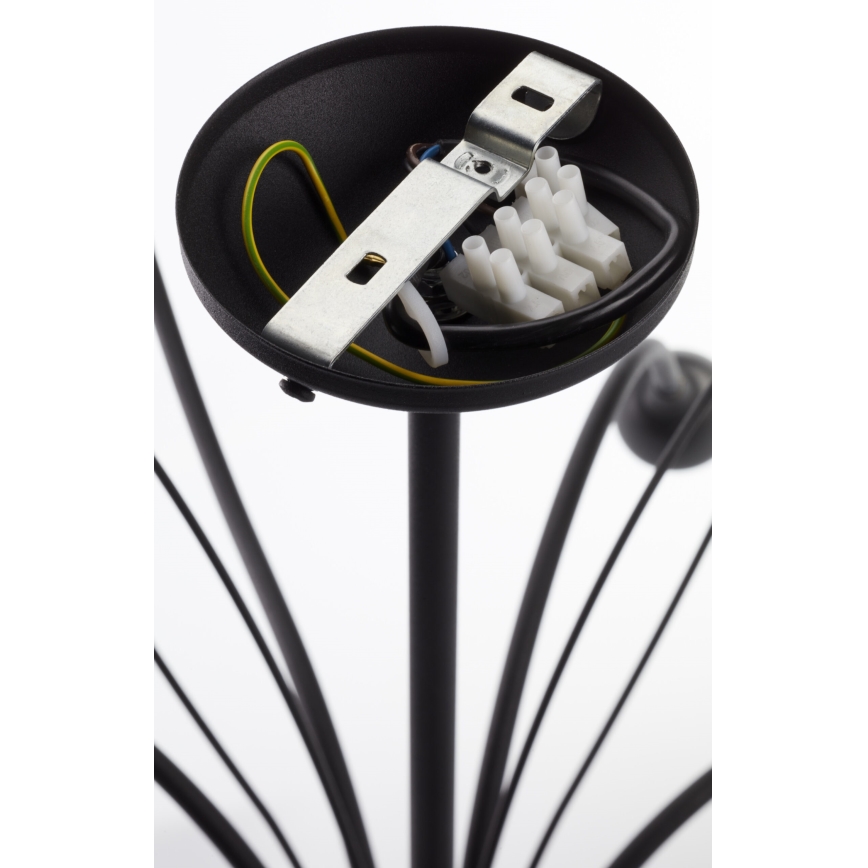 Jupiter 2056 - Żyrandol na pręcie GLORIOSA 10xG9/14W/230V czarny