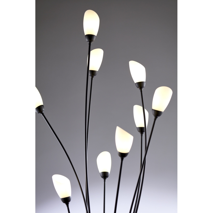 Jupiter 2058 - Lampa stojąca GLORIOSA 9xG9/14W/230V czarna