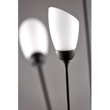 Jupiter 2058 - Lampa stojąca GLORIOSA 9xG9/14W/230V czarna