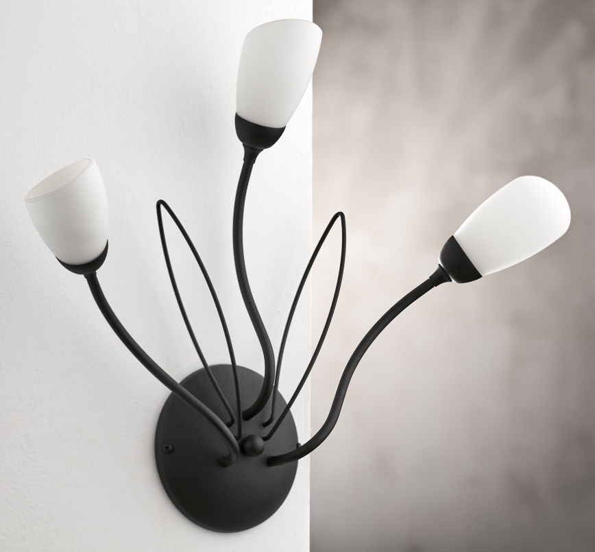 Jupiter 2059 - Kinkiet GLORIOSA 3xG9/14W/230V czarny